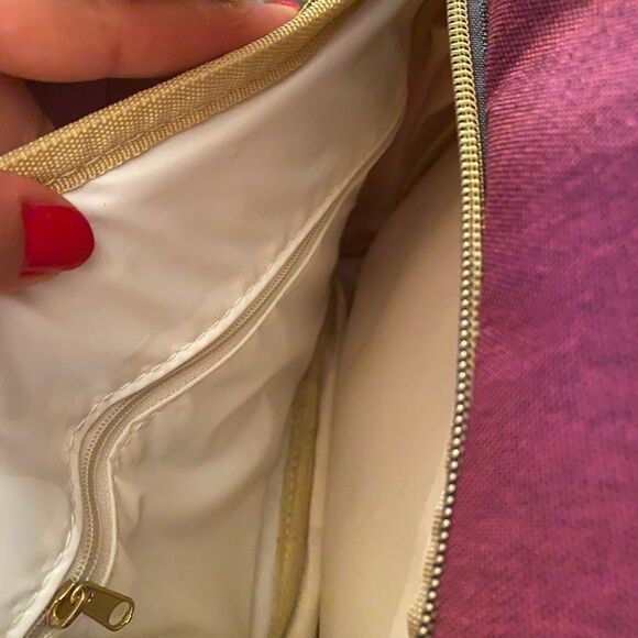 LeQueen Mauve Diaper Mommy Backpack - Picture 9 of 15